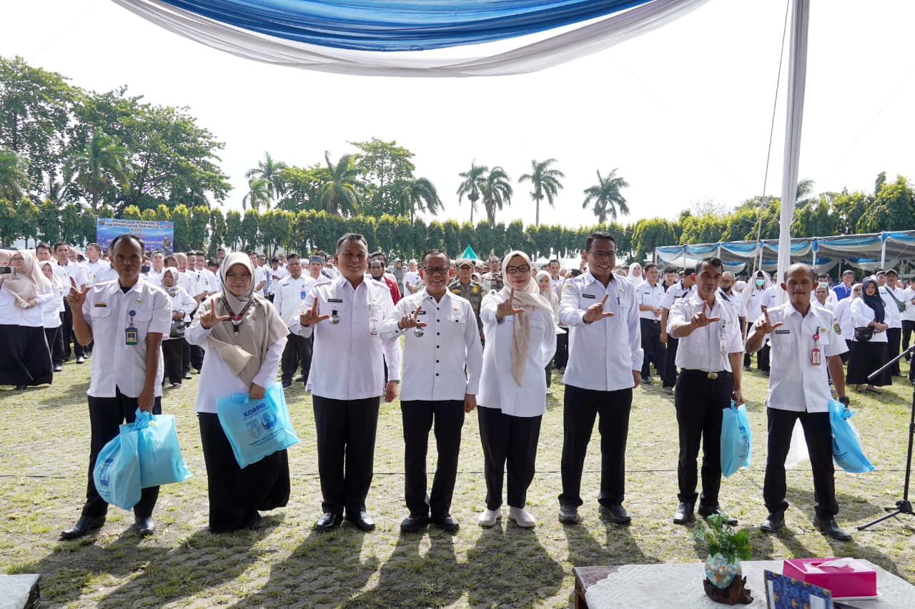 Korpri Provinsi Lampung Gelar Ramadan Berbagi, Salurkan Bantuan Sembako Bagi ASN Golongan I dan II
